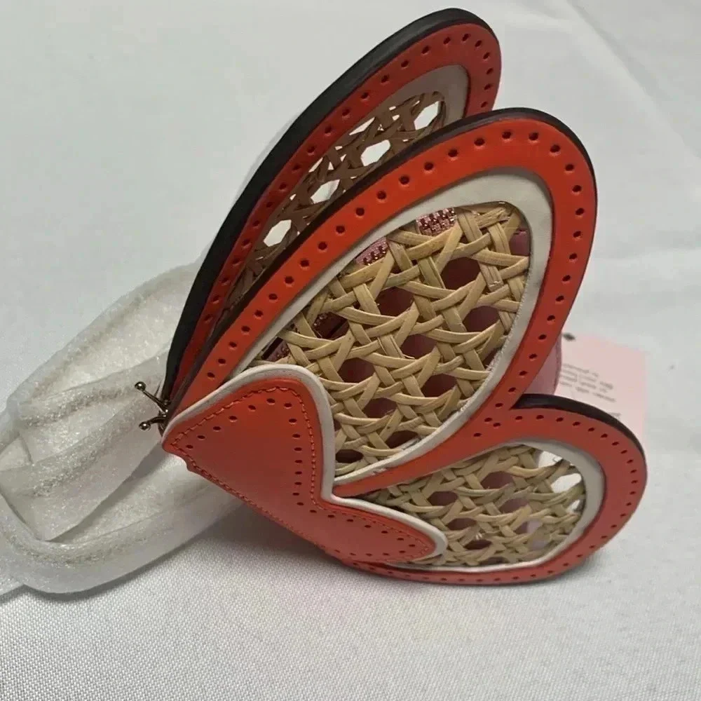 KATE SPADE ♠️ Wicker Butterfly 🦋 Coin Purse. Still wrapped,NWT.